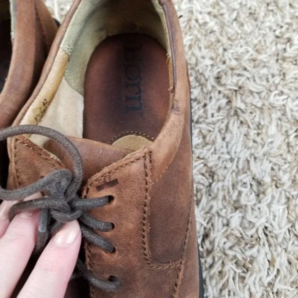 Born| mens brown suede lace up shoes - Picture 4 of 8